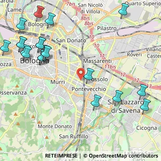 Mappa Fermi, 40139 Bologna BO, Italia (3.003)
