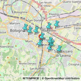 Mappa Fermi, 40139 Bologna BO, Italia (1.32636)