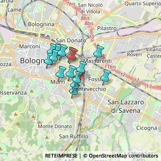 Mappa Fermi, 40139 Bologna BO, Italia (1.22067)