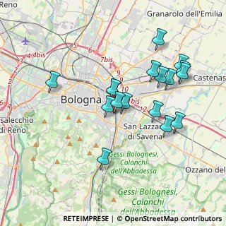 Mappa Fermi, 40139 Bologna BO, Italia (3.54294)