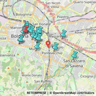 Mappa Via Emilia Levante, 40138 Bologna BO, Italia (1.879)