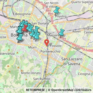 Mappa Via Emilia Levante, 40138 Bologna BO, Italia (2.291)