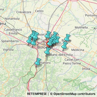 Mappa Via Emilia Levante, 40138 Bologna BO, Italia (8.77333)