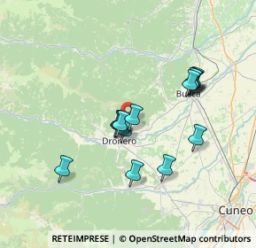 Mappa Piazza Dao Bernardo, 12020 Casteldelfino CN, Italia (6.27143)