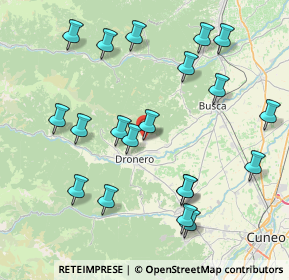 Mappa Piazza Dao Bernardo, 12020 Casteldelfino CN, Italia (8.994)