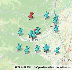 Mappa Piazza Dao Bernardo, 12020 Casteldelfino CN, Italia (6.88889)