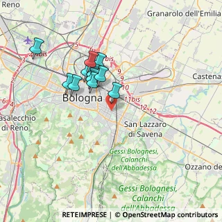 Mappa Via Achillini, 40137 Bologna BO, Italia (3.07273)