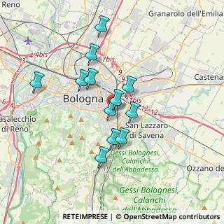 Mappa Via Achillini, 40137 Bologna BO, Italia (3.03083)