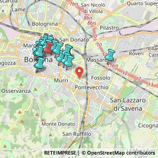 Mappa Via Achillini, 40137 Bologna BO, Italia (2.047)