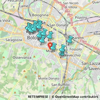 Mappa Via Francesco Zambrini, 40137 Bologna BO, Italia (1.63125)