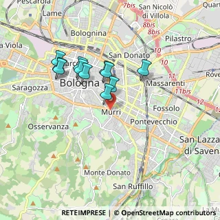Mappa Via Francesco Zambrini, 40137 Bologna BO, Italia (1.56636)