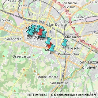Mappa Via Francesco Zambrini, 40137 Bologna BO, Italia (1.48267)