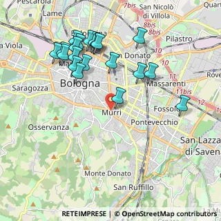 Mappa Via Francesco Zambrini, 40137 Bologna BO, Italia (2.1755)