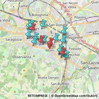 Mappa Via Francesco Zambrini, 40137 Bologna BO, Italia (1.42556)