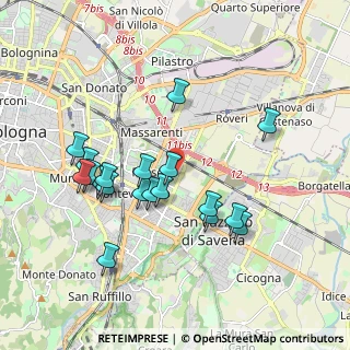 Mappa Via Carlo Marx, 40139 Bologna BO, Italia (1.83526)