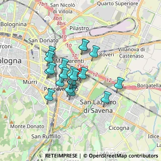 Mappa Via Carlo Marx, 40139 Bologna BO, Italia (1.32)
