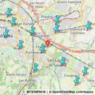 Mappa Via Carlo Marx, 40139 Bologna BO, Italia (2.97462)