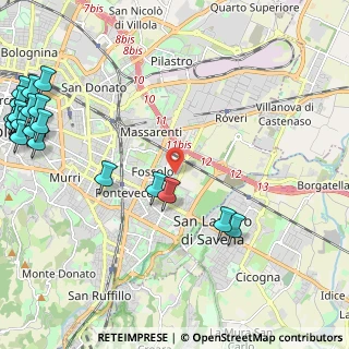 Mappa Via Carlo Marx, 40139 Bologna BO, Italia (3.39)