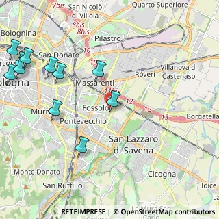 Mappa Via Carlo Marx, 40139 Bologna BO, Italia (2.84455)