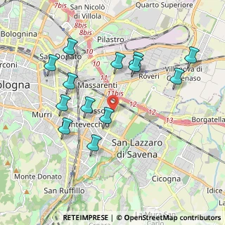 Mappa Via Carlo Marx, 40139 Bologna BO, Italia (2.01077)
