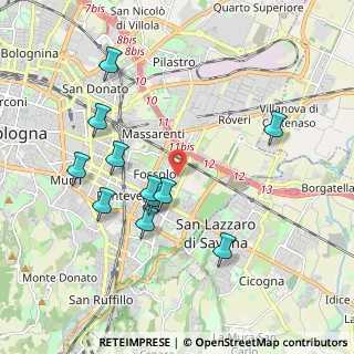 Mappa Via Carlo Marx, 40139 Bologna BO, Italia (1.96818)