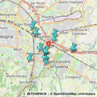 Mappa Via Carlo Marx, 40139 Bologna BO, Italia (1.43)