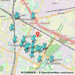 Mappa Via Carlo Marx, 40139 Bologna BO, Italia (1.135)