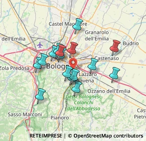 Mappa Via Marcello Oretti, 40139 Bologna BO, Italia (5.64563)