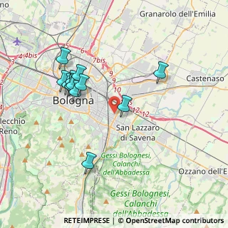 Mappa Stradello, 40139 Bologna BO, Italia (3.71833)