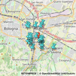 Mappa Stradello, 40139 Bologna BO, Italia (1.198)