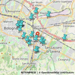 Mappa Stradello, 40139 Bologna BO, Italia (1.954)