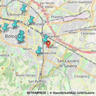 Mappa Stradello, 40139 Bologna BO, Italia (2.86455)