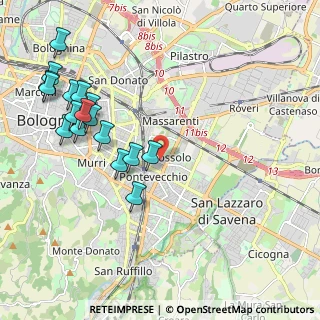 Mappa Stradello, 40139 Bologna BO, Italia (2.39059)