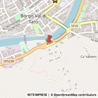 Mappa Via a. de gasperi 49, 43043 Borgo Val di Taro, Parma (Emilia Romagna)