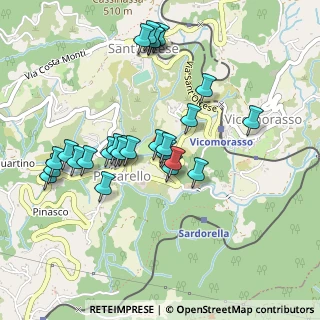 Mappa Via Achille Grandi, 16010 Sant'Olcese GE, Italia (0.45)
