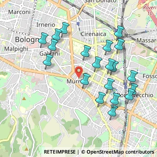 Mappa Viale Oriani Alfredo, 40137 Bologna BO, Italia (1.0775)