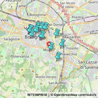 Mappa Viale Oriani Alfredo, 40137 Bologna BO, Italia (1.558)