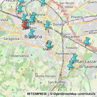 Mappa Viale Oriani Alfredo, 40137 Bologna BO, Italia (2.79357)