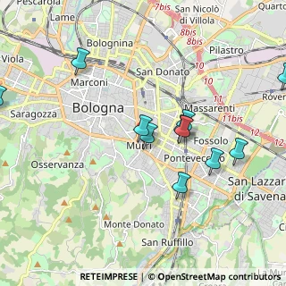 Mappa Viale Oriani Alfredo, 40137 Bologna BO, Italia (2.08909)