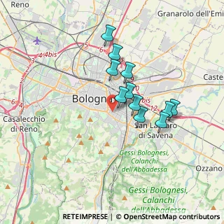 Mappa Via Savioli, 40137 Bologna BO, Italia (2.87727)
