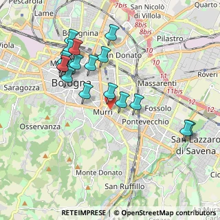 Mappa Via Savioli, 40137 Bologna BO, Italia (2.02421)