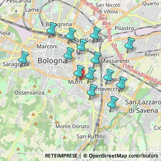 Mappa Via Savioli, 40137 Bologna BO, Italia (1.75857)