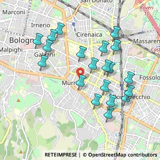 Mappa Via Savioli, 40137 Bologna BO, Italia (1.019)