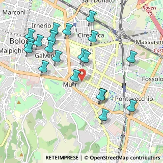 Mappa Via Savioli, 40137 Bologna BO, Italia (1.133)
