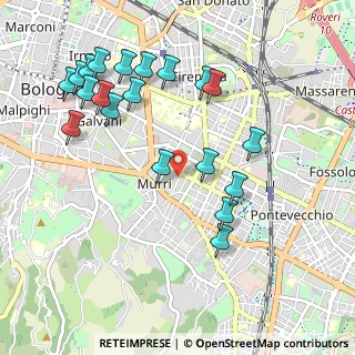 Mappa Via Savioli, 40137 Bologna BO, Italia (1.116)