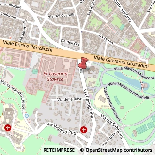 Mappa Via Castiglione, 93, 40136 Bologna, Bologna (Emilia Romagna)