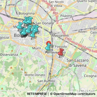 Mappa Via Carlo Sigonio, 40137 Bologna BO, Italia (2.27063)