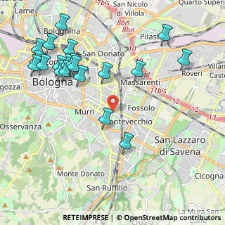 Mappa Via Carlo Sigonio, 40137 Bologna BO, Italia (2.515)