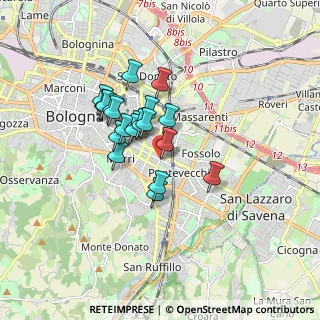 Mappa Via Carlo Sigonio, 40137 Bologna BO, Italia (1.3075)