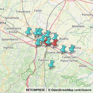 Mappa Via Carlo Sigonio, 40137 Bologna BO, Italia (9.51833)